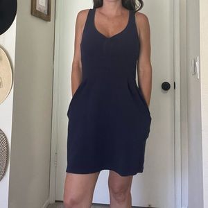Maison Jules blue zip up dress